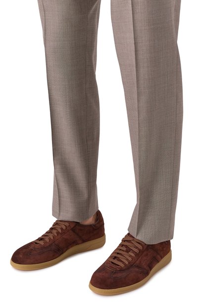 Замшевые кеды dbs oly SANTONI, арт. MBPG22072FARTSE2, фото 3