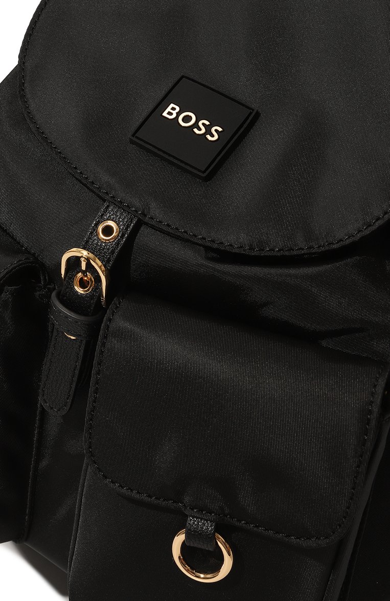 Женский рюкзак nikky BOSS черного цвета, арт. 50487418 | Фото 3 (Размер: medium; Материал сплава: Проставлено; Материал: Текстиль; Драгоценные камни: Проставлено; Стили: Кэжуэл)