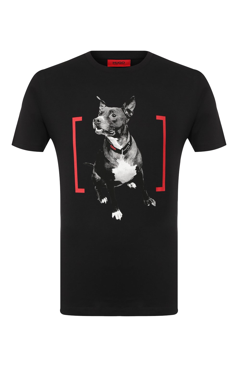 Хлопковая футболка HUGO, арт. 50416621, фото 1
