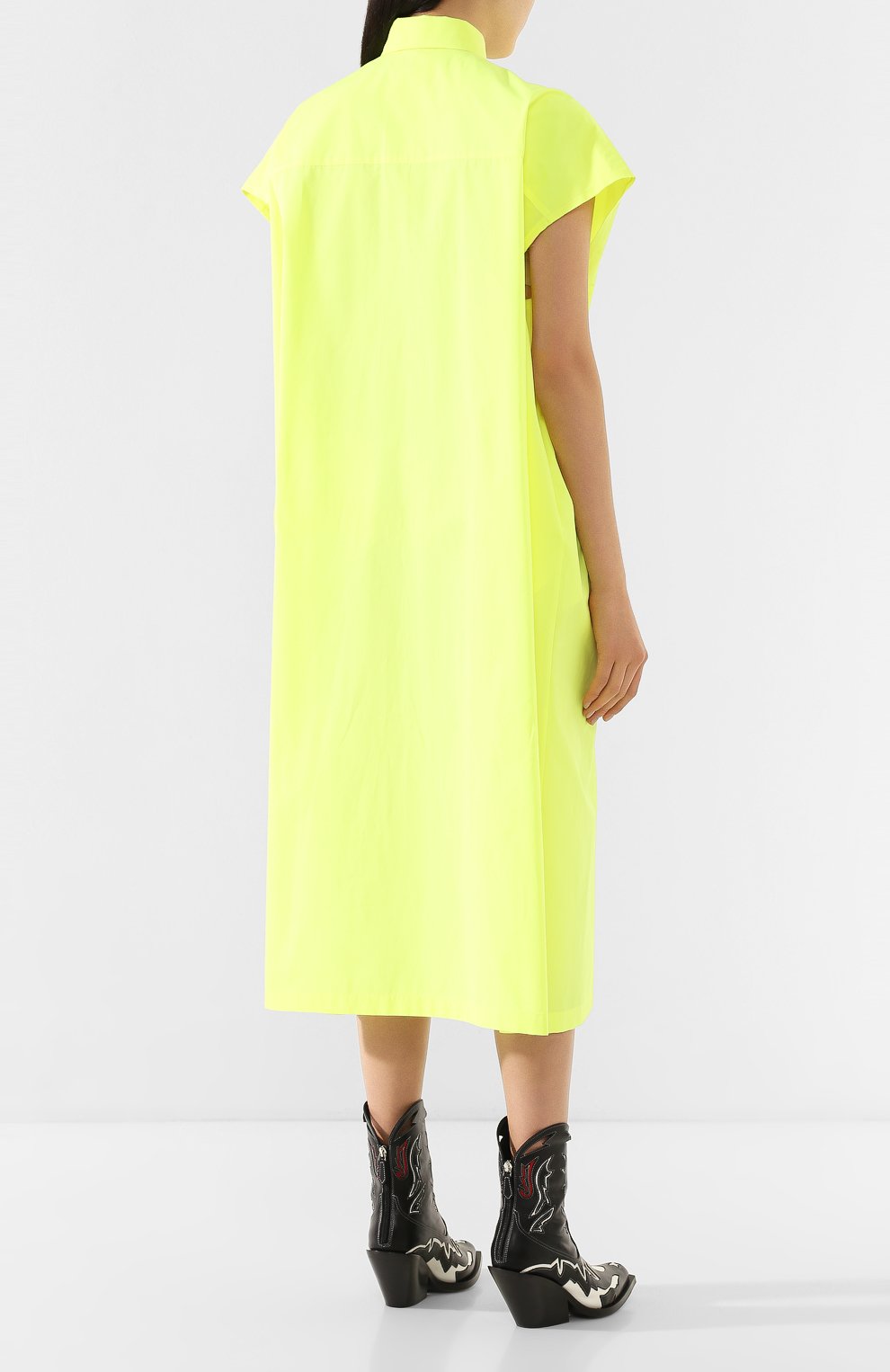 Хлопковое платье BALENCIAGA, арт. 576677/TIM09, фото 4