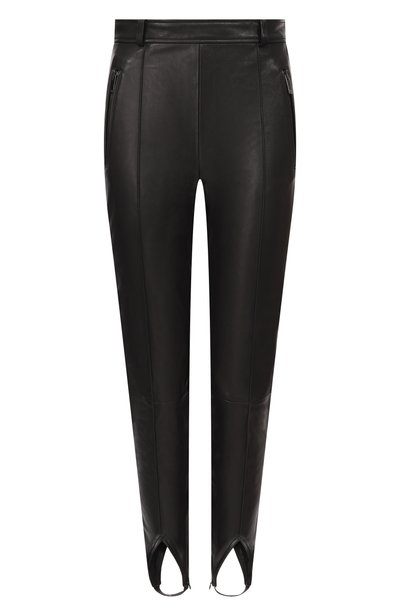 Женские кожаные брюки BALMAIN, арт. PA000000/0005
