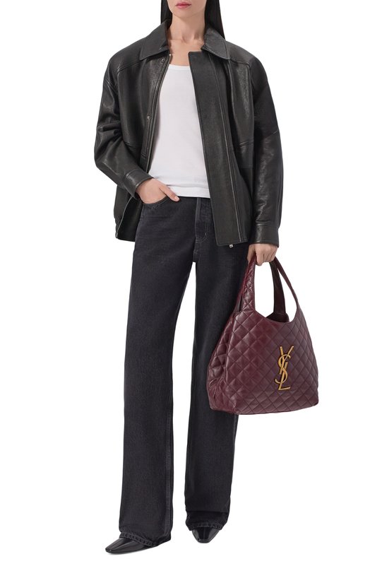 Сумка Icare medium Saint Laurent 858191/AAANG Бордовый  858191/AAANG Фото 3