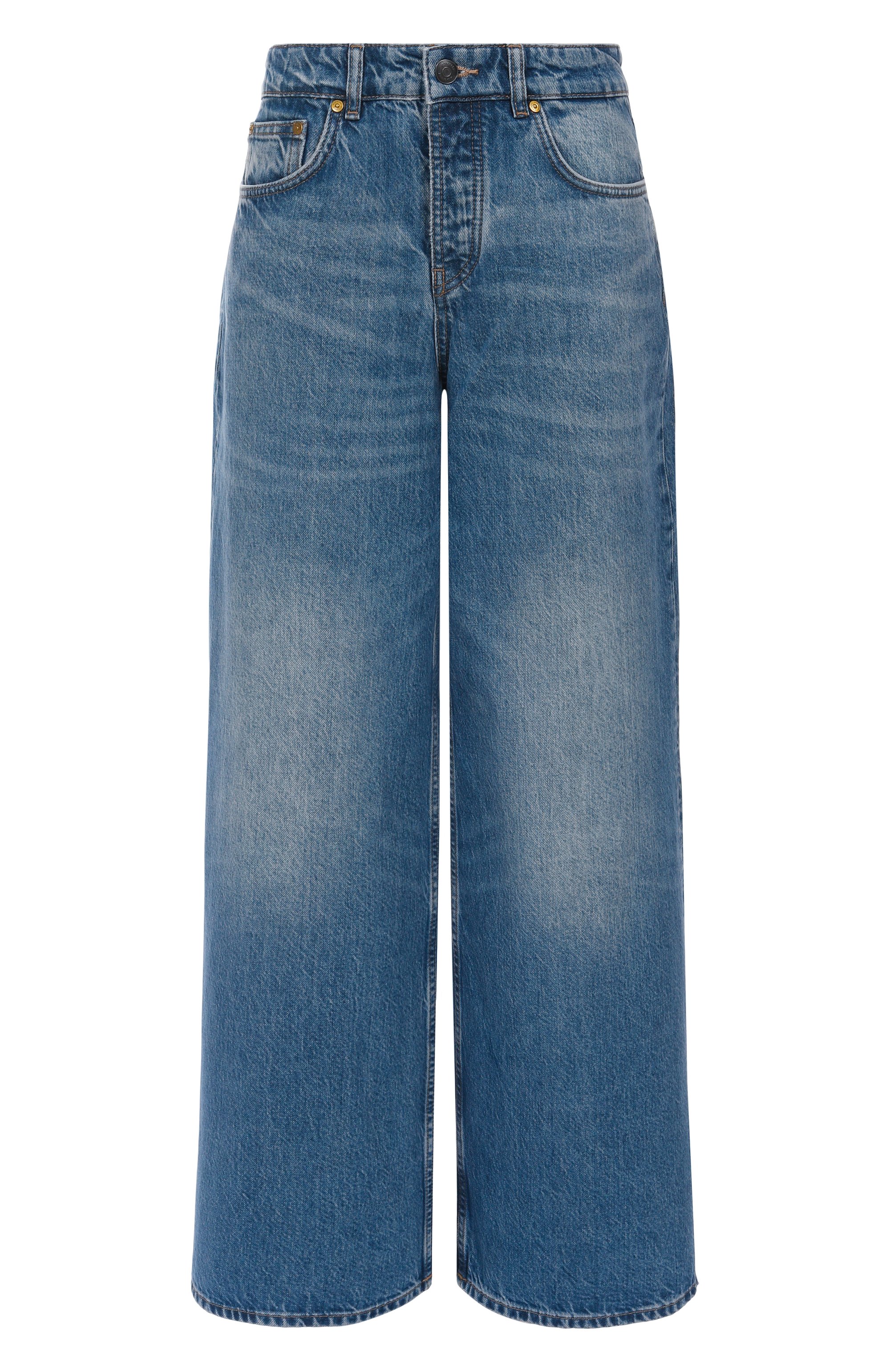 Джинсы candiani wide leg 431 12 STOREEZ синего цвета по цене 22000 руб., арт. 127245, фото 1 Джинсы candiani wide leg 431 12 STOREEZ, арт. 127245, фото 1