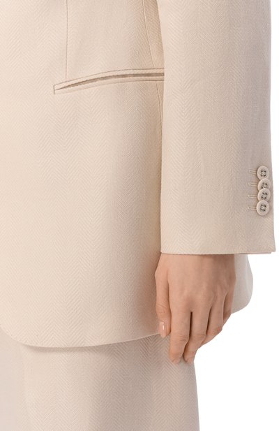 Льняной жакет OFFICINE GENERALE, арт. S26WTLG402, фото 5