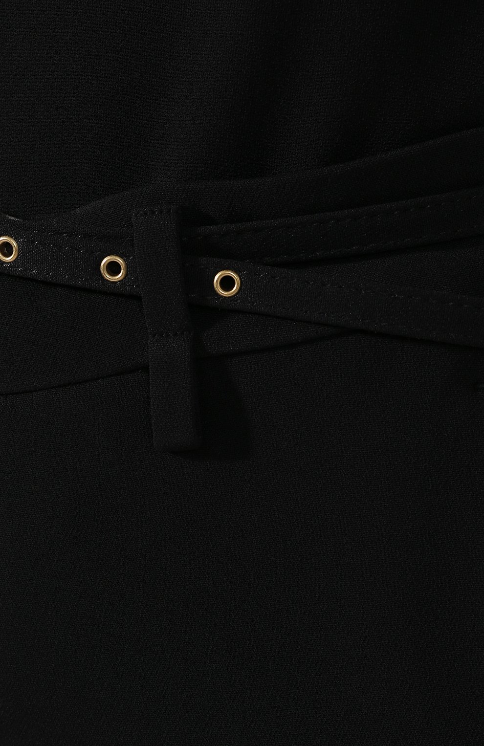 Брюки с поясом REDVALENTINO черного цвета по цене 58650 руб., арт. TR3RBC30/2EU, фото 5 Брюки с поясом REDVALENTINO, арт. TR3RBC30/2EU, фото 5