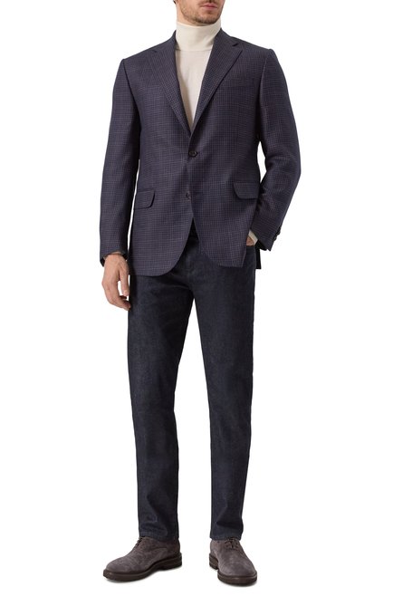 Мужской пиджак из шелка и шерсти CORNELIANI, арт. 266008-2616921