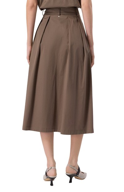 Хлопковая юбка LORENA ANTONIAZZI, арт. P2556G012A/4818, фото 4