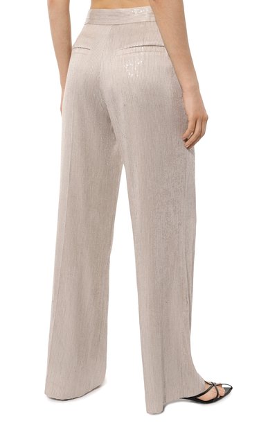 Брюки с отделкой пайетками BRUNELLO CUCINELLI, арт. MB951P8505, фото 4