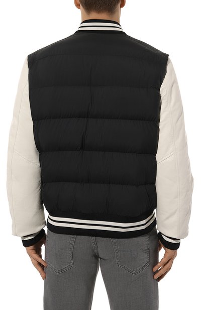 Пуховый бомбер ventoux MONCLER черного цвета по цене 225500 руб., арт. 1A001-91-54A81, фото 4 Пуховый бомбер ventoux MONCLER, арт. 1A001-91-54A81, фото 4