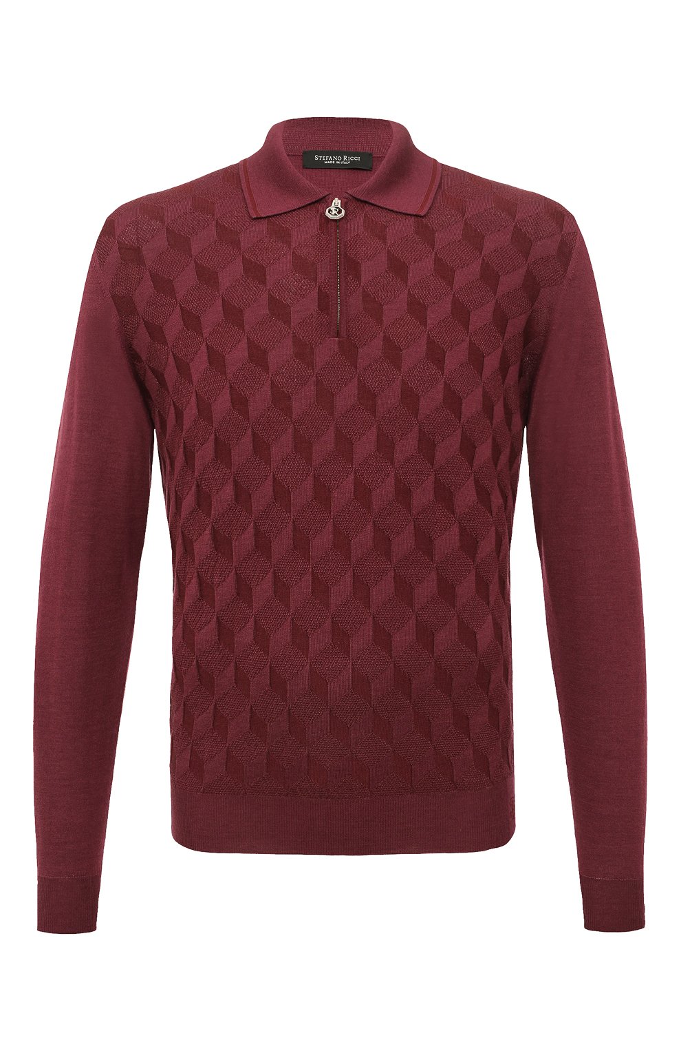 Поло из шерсти и шелка STEFANO RICCI, арт. KE08001P30/E23371, фото 1