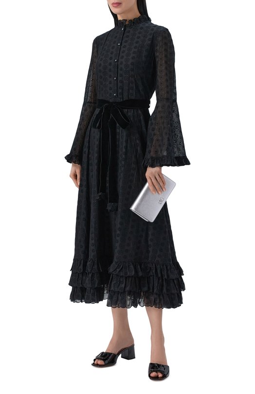 Клатч Vlogo mini Valentino 8W2P0AY5/RFY Серебряный  8W2P0AY5/RFY Фото 3