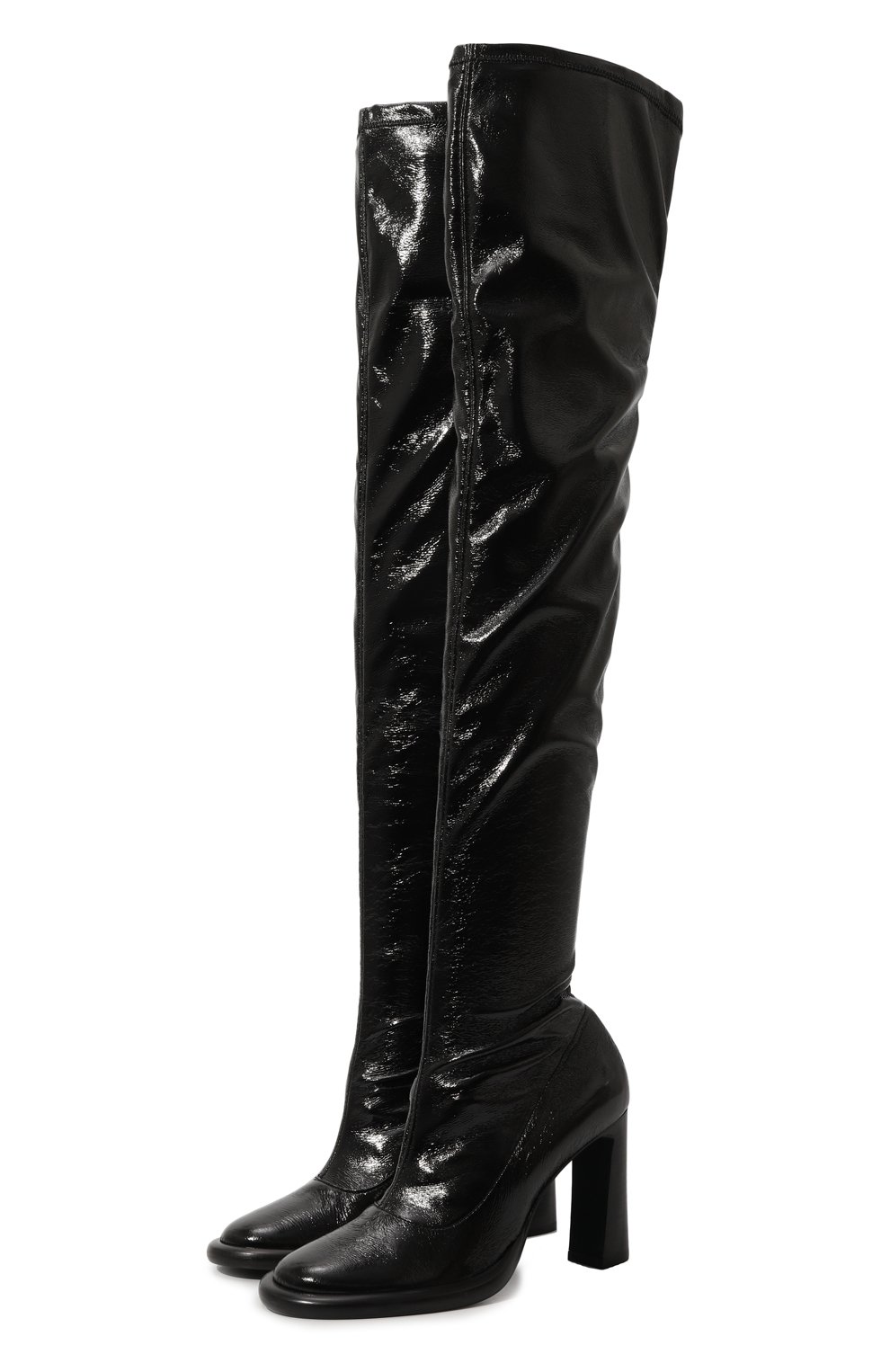 Ботфорты PATRIZIA PEPE черного цвета по цене 68800 руб., арт. 8Y0041_E032, фото 1 Ботфорты PATRIZIA PEPE, арт. 8Y0041_E032, фото 1