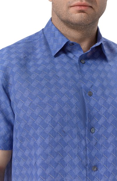 Льняная рубашка ZILLI, арт. SP0Z01M080087070F_001, фото 5