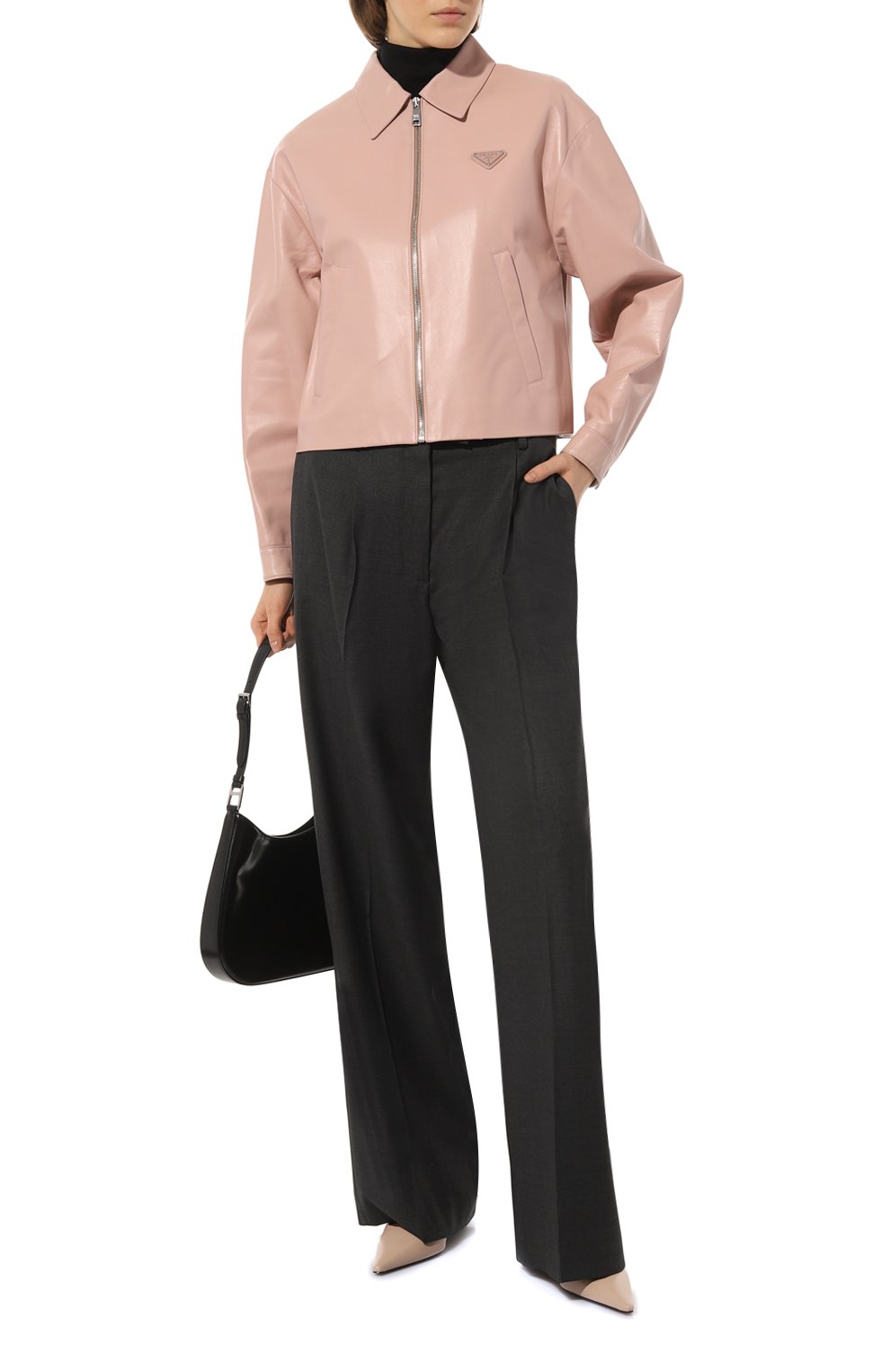 Кожаная куртка PRADA, арт. 58A094-08P-F0LOZ, фото 2