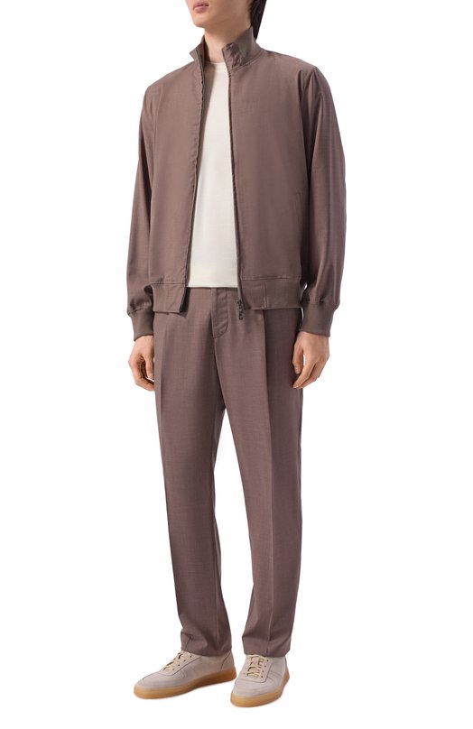 Шерстяная толстовка Capobianco 20M463.UN00. Коричневый  20M463.UN00. Фото 2