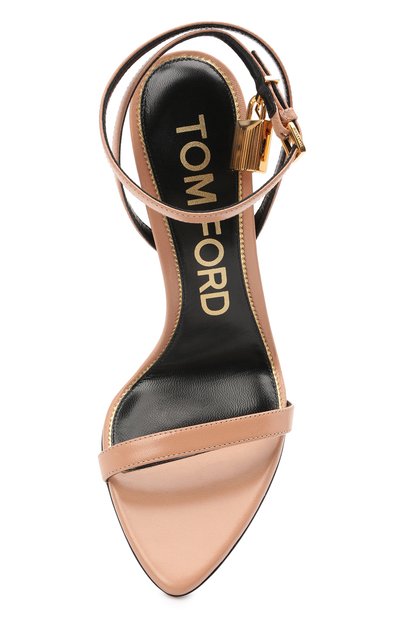 Кожаные босоножки padlock TOM FORD, арт. W2272T-LKD002, фото 5