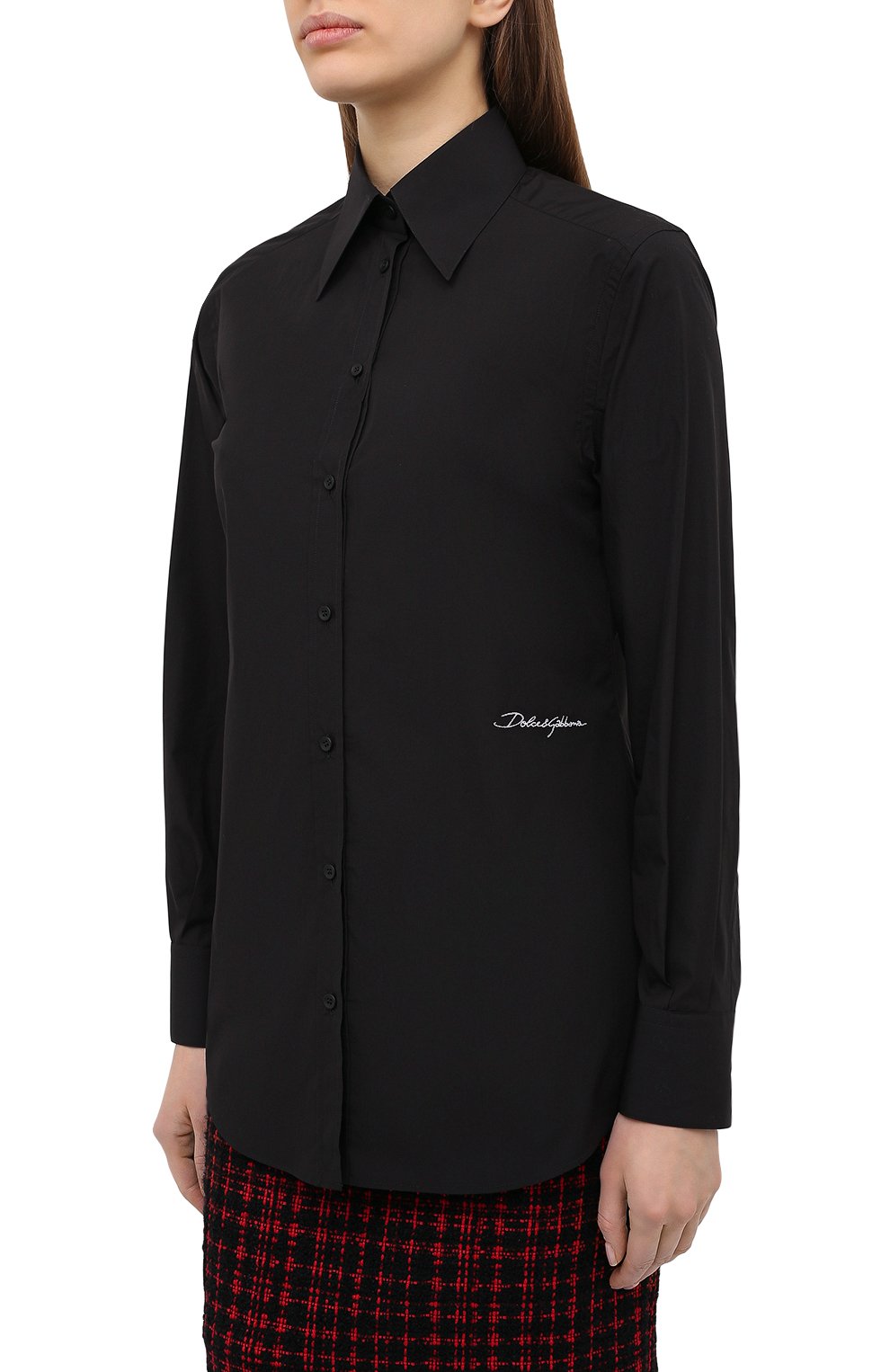 Хлопковая рубашка DOLCE & GABBANA, арт. F5N10Z/GD0F7, фото 3