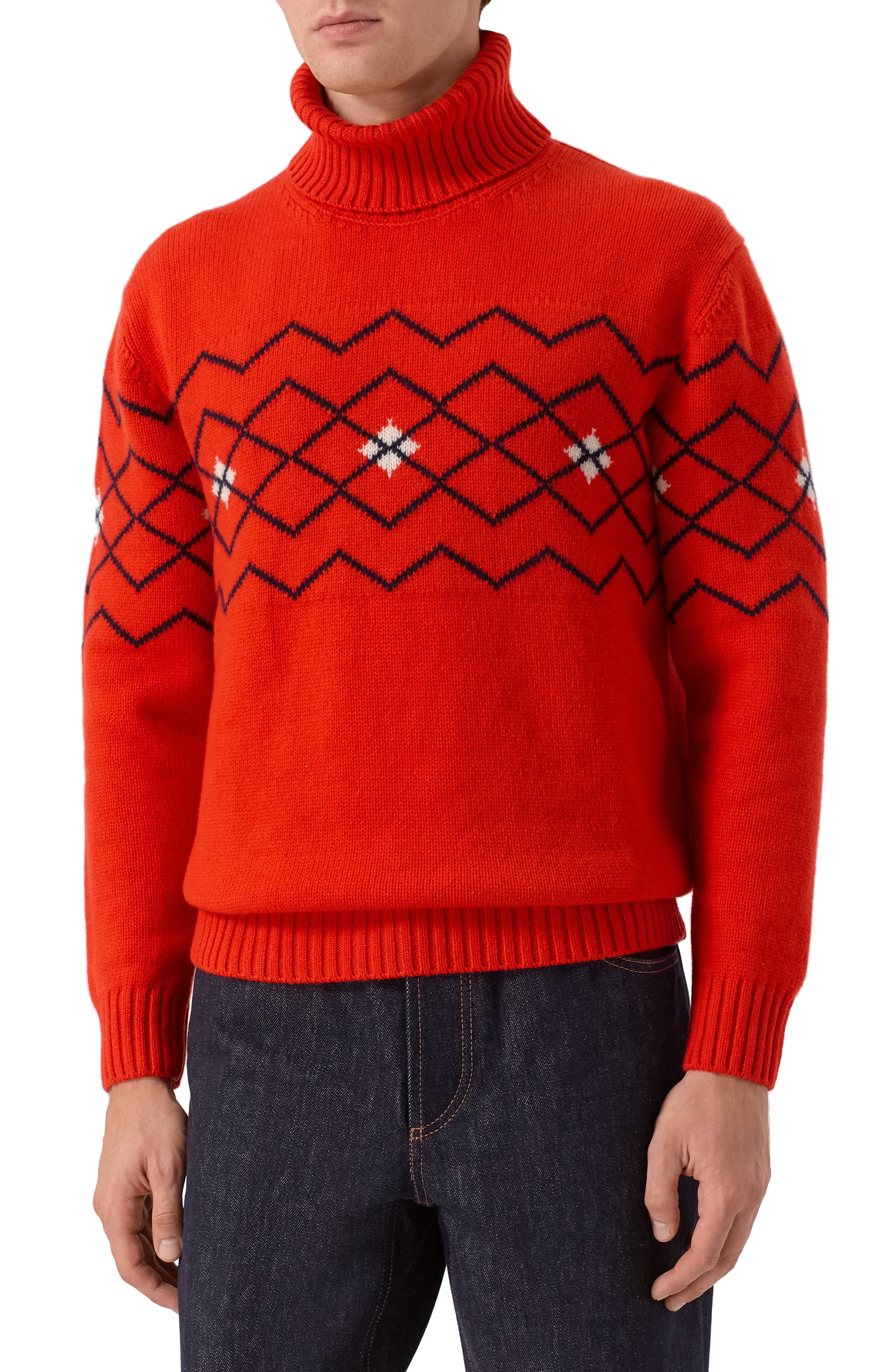 Свитер из шерсти и кашемира KITON, арт. UMM071803, фото 3