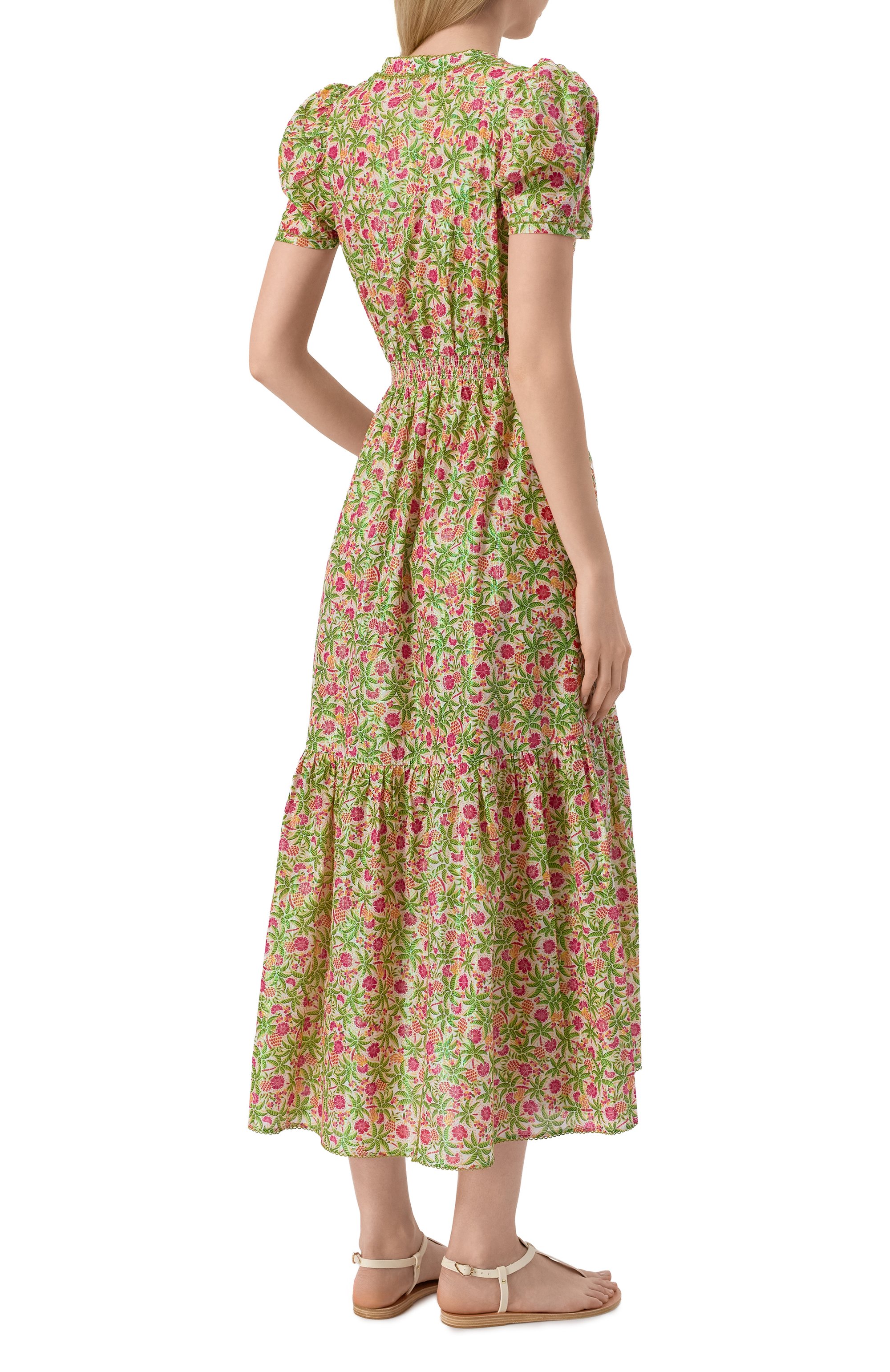 Хлопковое платье POUPETTE ST BARTH, арт. W3AR25LKHNP, фото 4