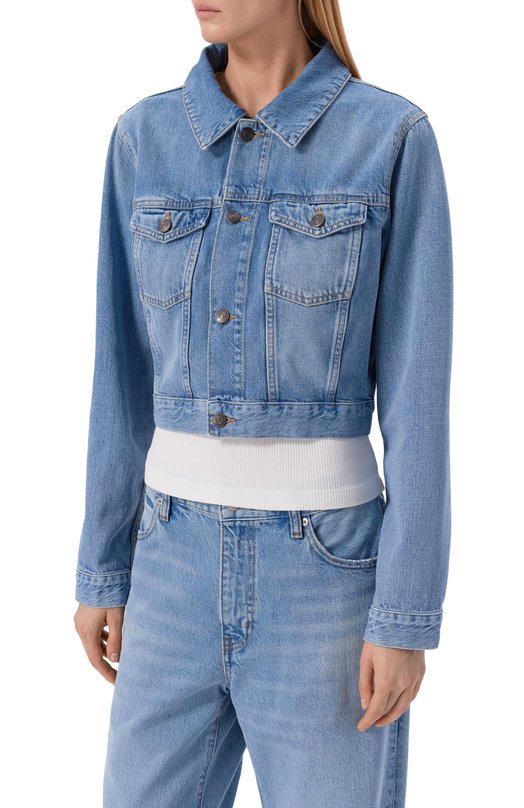 Джинсовая куртка The Off Duty Frame Denim 8024813/THE 0FF DUTY CLASSIC JACKET Голубой  8024813/THE 0FF DUTY CLASSIC JACKET Фото 3