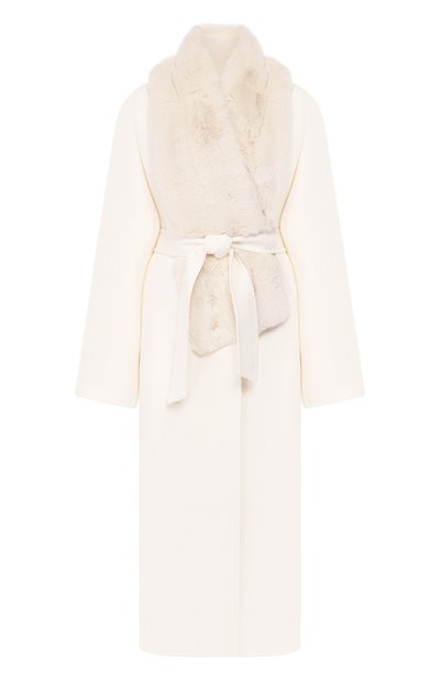 Пальто с меховой отделкой KITON, арт. D48632DK05I38, фото 1