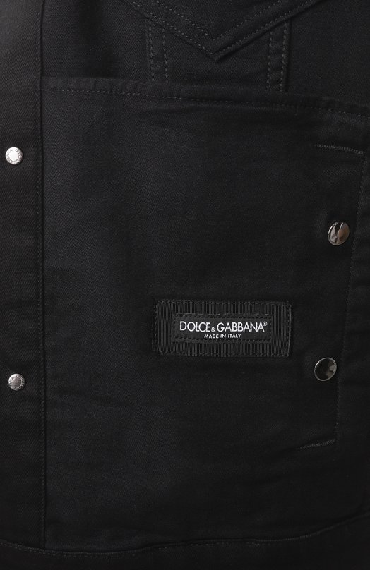 Джинсовая куртка Dolce & Gabbana G9NL5D/G8GW6 Чёрный  G9NL5D/G8GW6 Фото 7