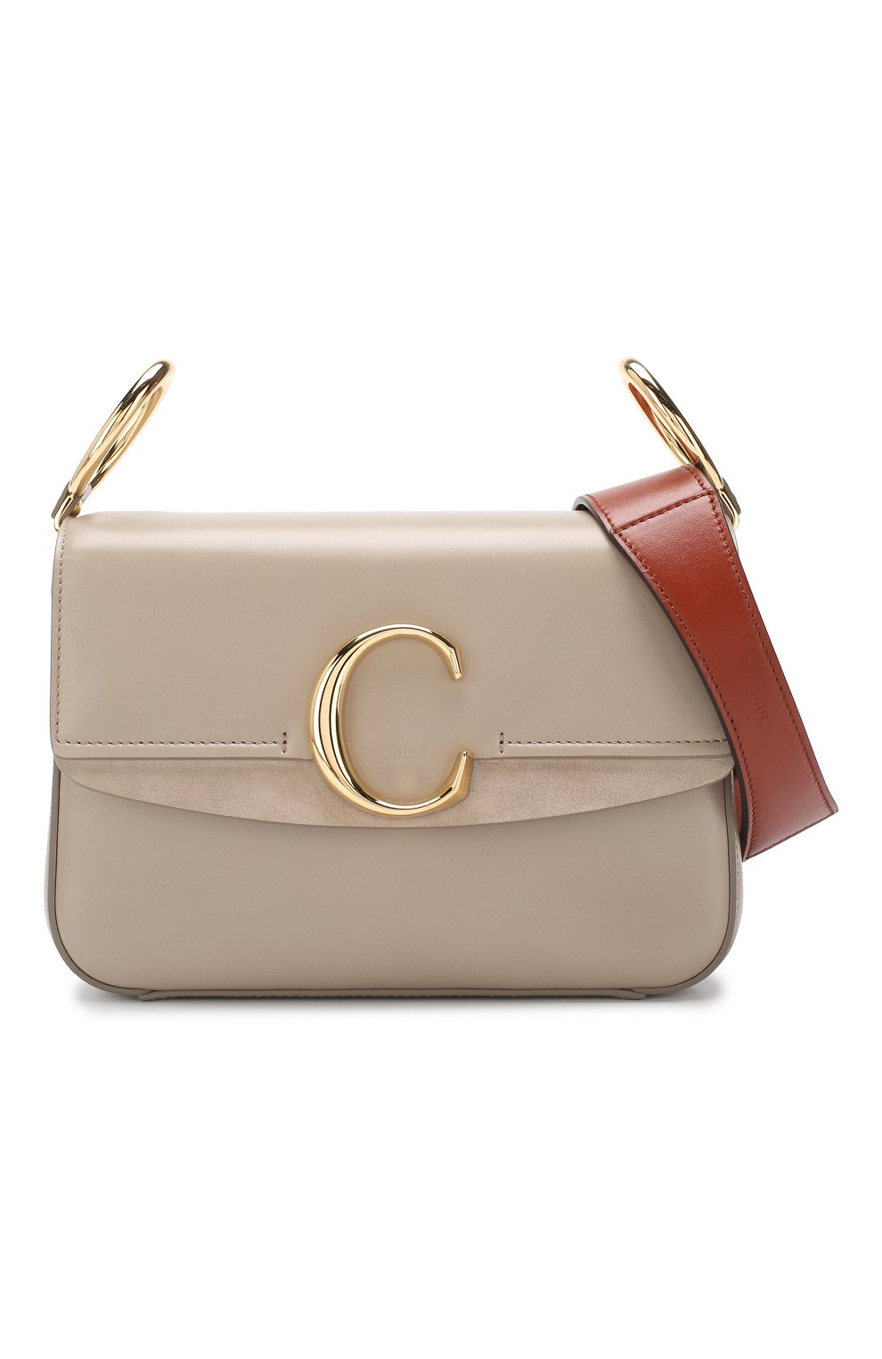 Сумка chloé c small CHLOÉ бежевого цвета по цене 194000 руб., арт. CHC19SS191A37, фото 6 Сумка chloé c small CHLOÉ, арт. CHC19SS191A37, фото 6