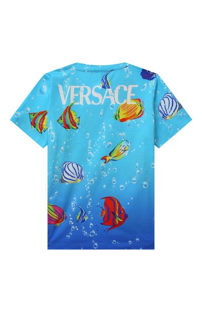 Хлопковая футболка VERSACE, арт. 1000129/1A02111/8A-14A, фото 2