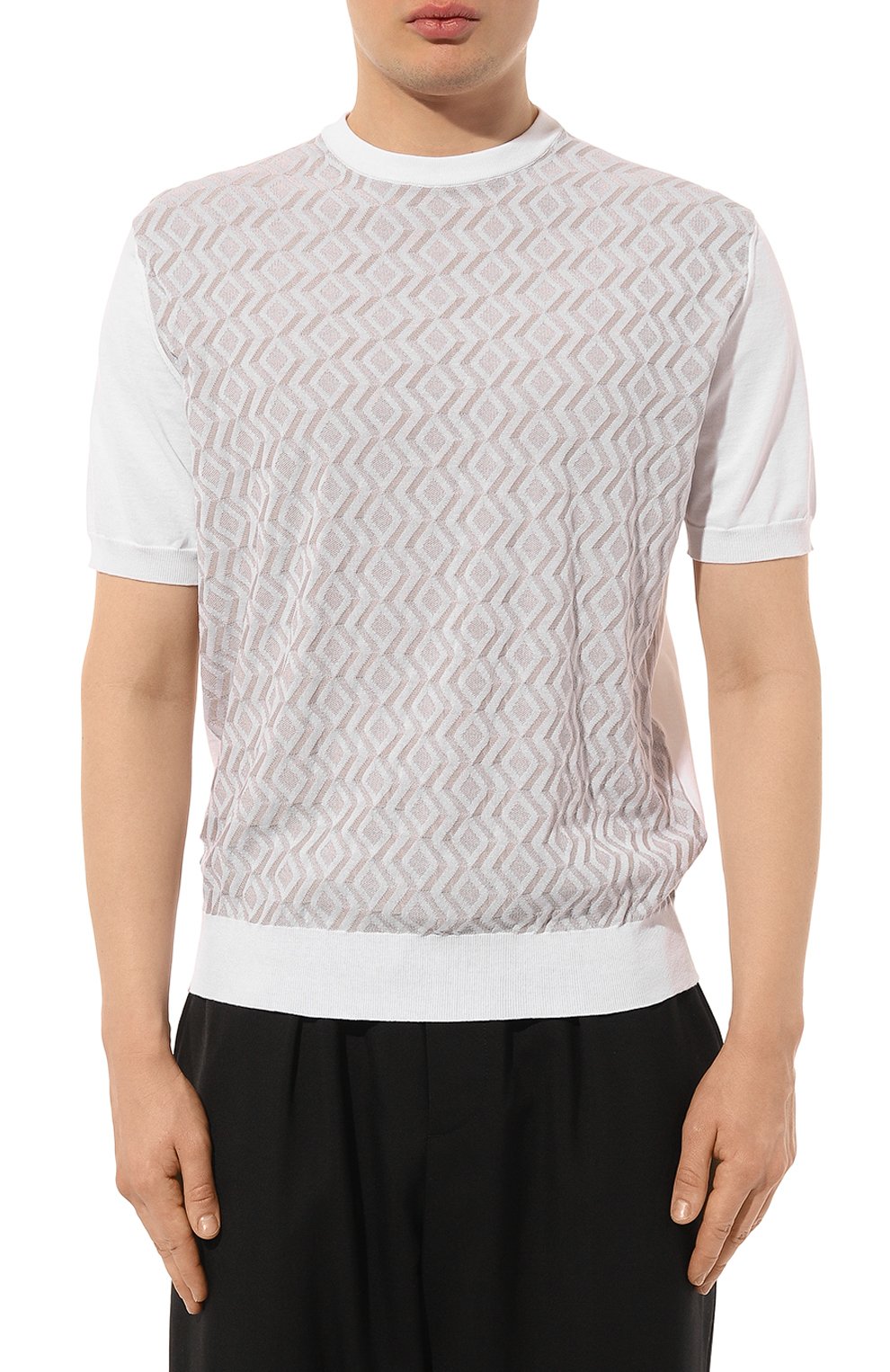 Джемпер из хлопка и шелка STEFANO RICCI, арт. K616393G10/F24231, фото 3