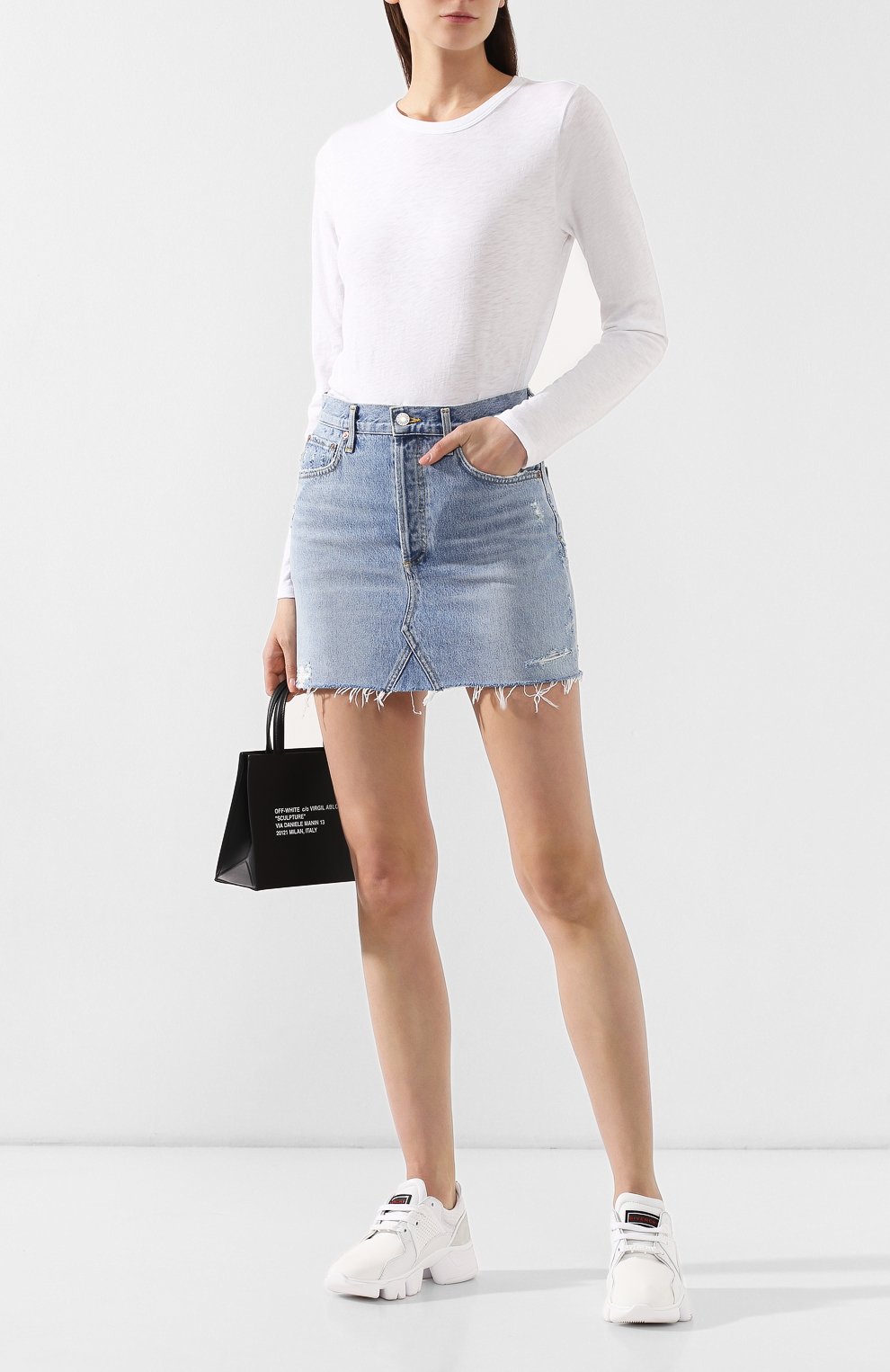 Хлопковый лонгслив RAG AND BONE, арт. W275C51CH, фото 2