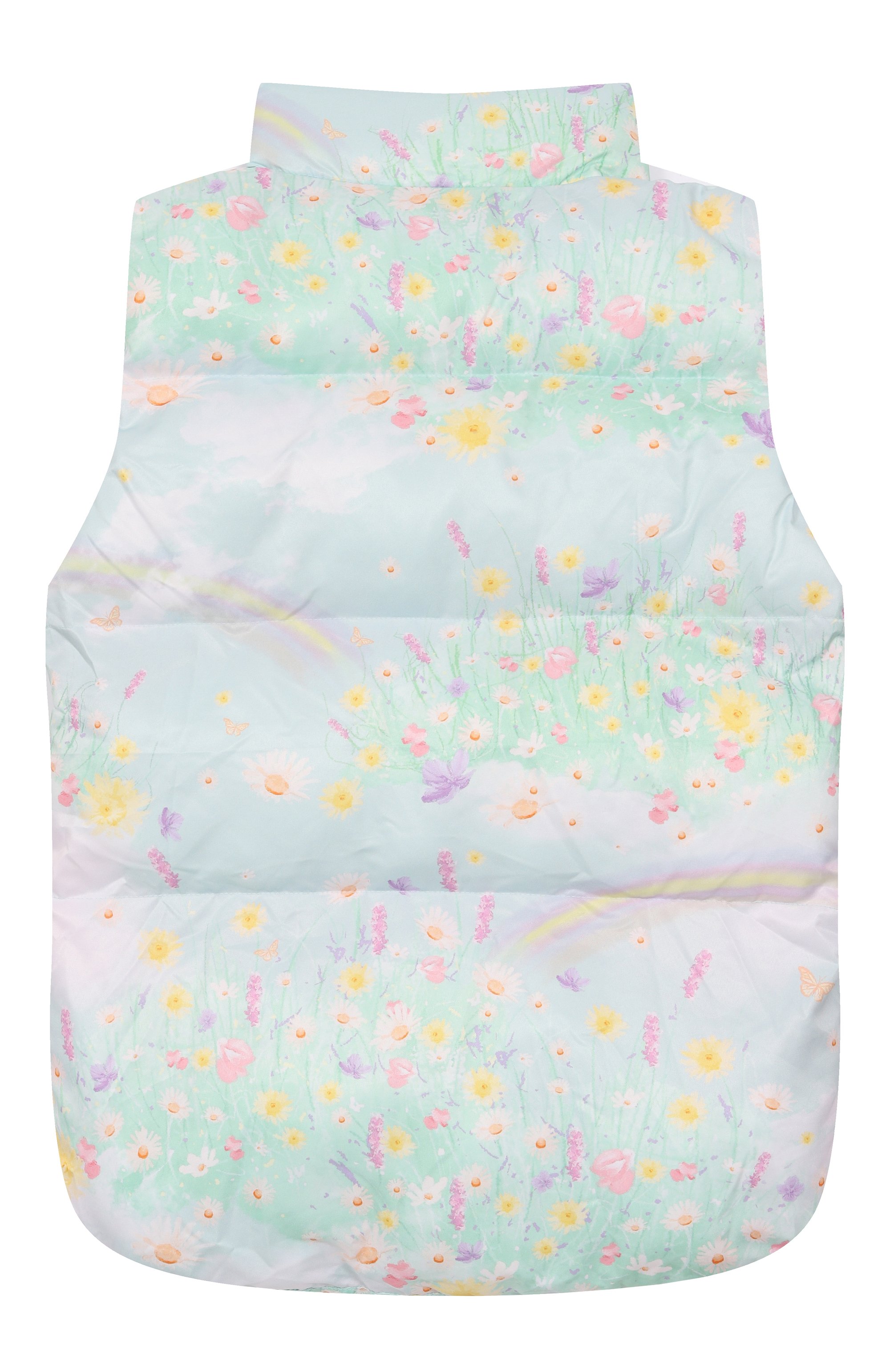 Утепленный жилет OLGA VALENTINE разноцветного цвета по цене 16350 руб., арт. 0W24PV/12A-16A, фото 2 Утепленный жилет OLGA VALENTINE, арт. 0W24PV/12A-16A, фото 2