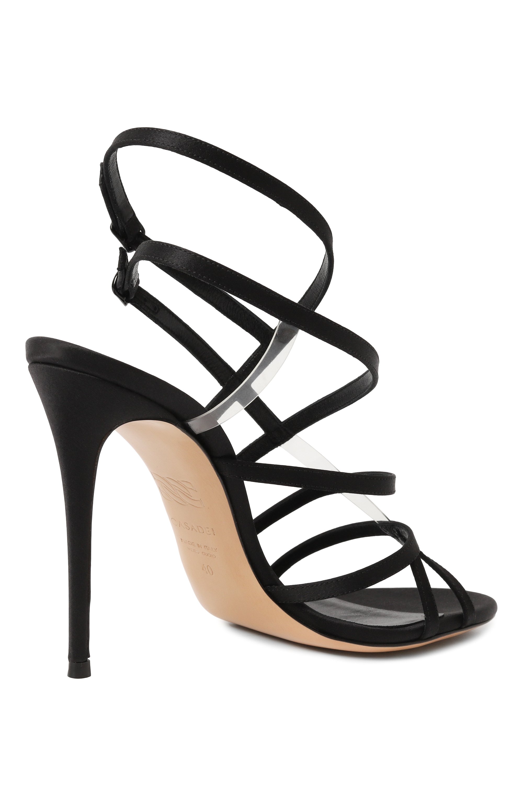 Текстильные босоножки julia cage 100 CASADEI, арт. 1L305J1001/T0506, фото 5