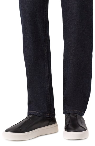 Кожаные кеды KITON, арт. USSA279N0129801, фото 3