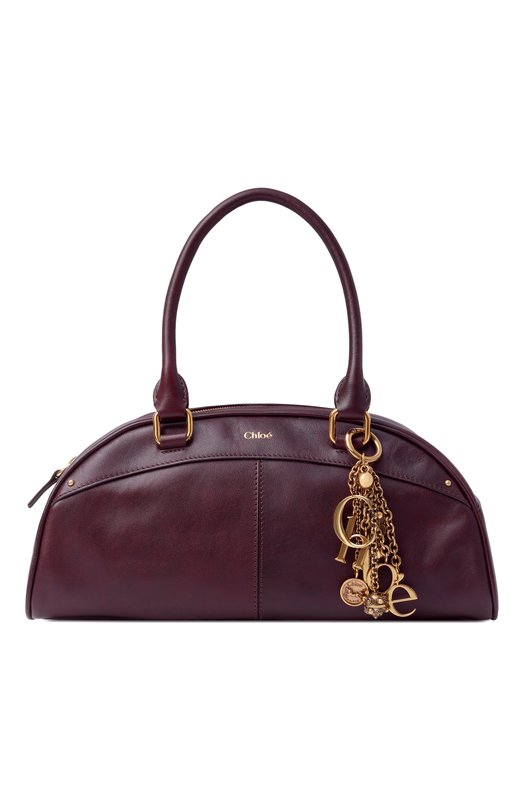 Сумка Chloé Bowling small Chloé CH26SS955Q86 Бордовый CH26SS955Q86