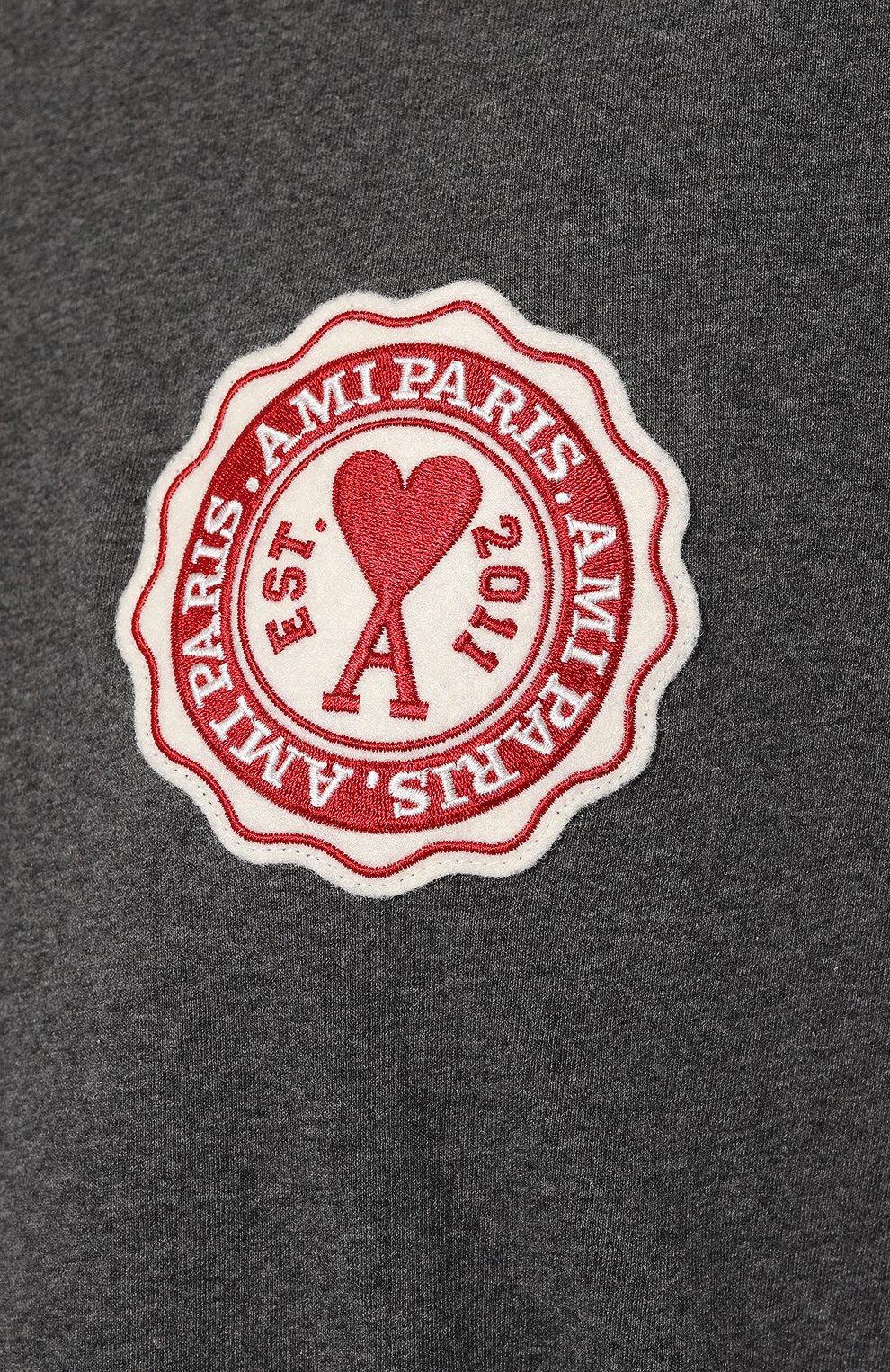 Хлопковая футболка AMI, арт. UTS011 717, фото 5