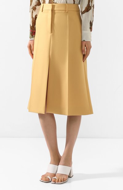 Юбка STELLA MCCARTNEY бежевого цвета по цене 66600 руб., арт. 600666/S0A36, фото 3 Юбка STELLA MCCARTNEY, арт. 600666/S0A36, фото 3
