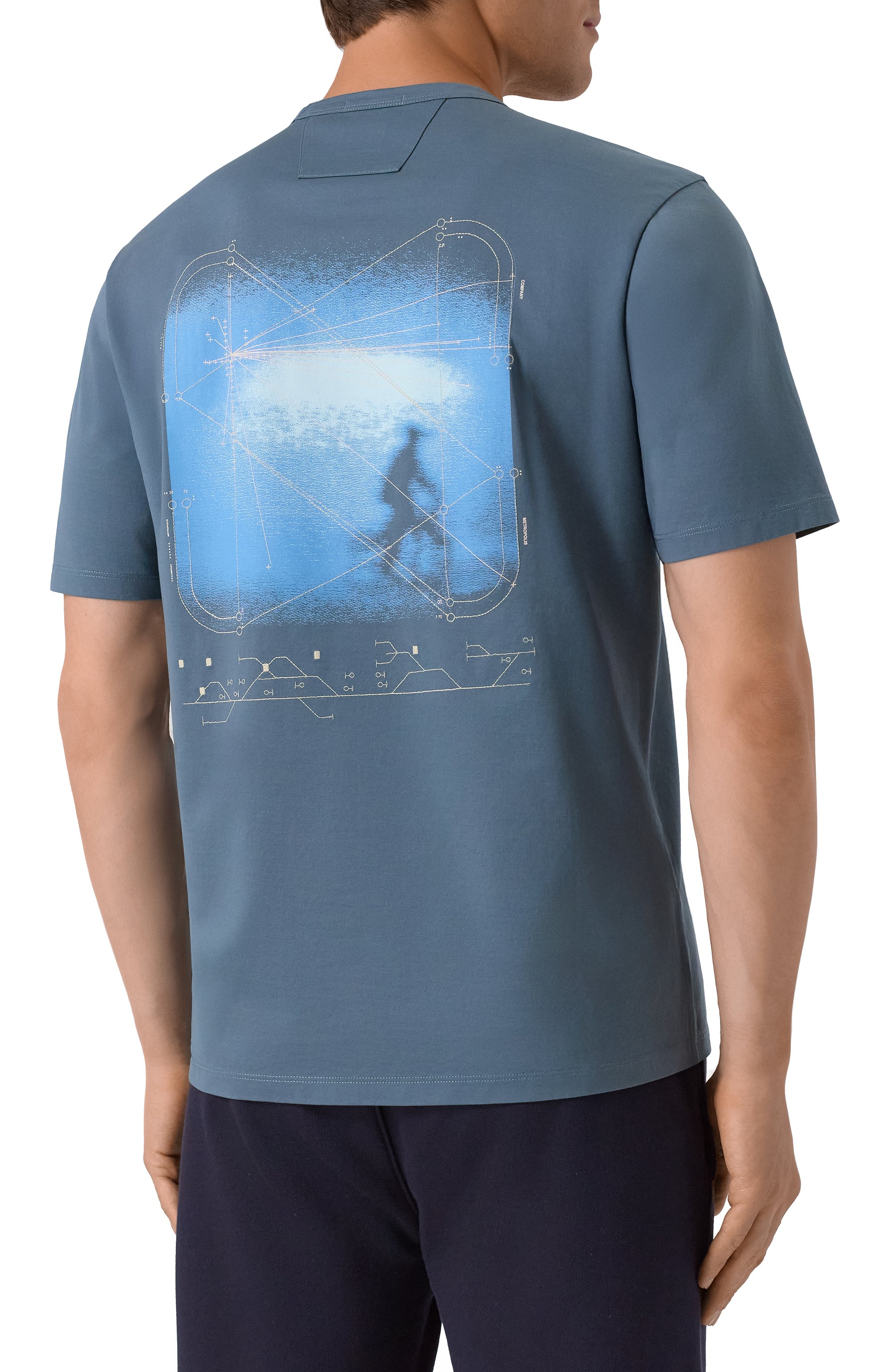 Хлопковая футболка C.P. COMPANY, арт. 19CLTS052A006370W, фото 4