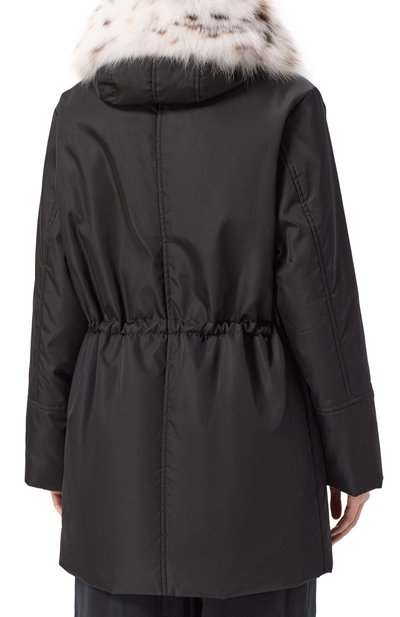 Пуховая парка с отделкой из рыси MVST, арт. FTBKB-Y554LX/GR1651, фото 4