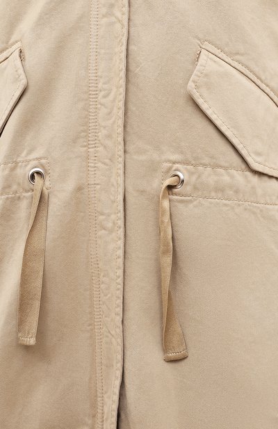 Парка с меховой подкладкой LEMPELIUS бежевого цвета по цене 174500 руб., арт. 6000/279RCS25, фото 5 Парка с меховой подкладкой LEMPELIUS, арт. 6000/279RCS25, фото 5