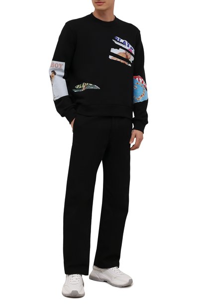 Хлопковый свитшот AMIRI черного цвета по цене 89850 руб., арт. MJGC020-001, фото 2 Хлопковый свитшот AMIRI, арт. MJGC020-001, фото 2