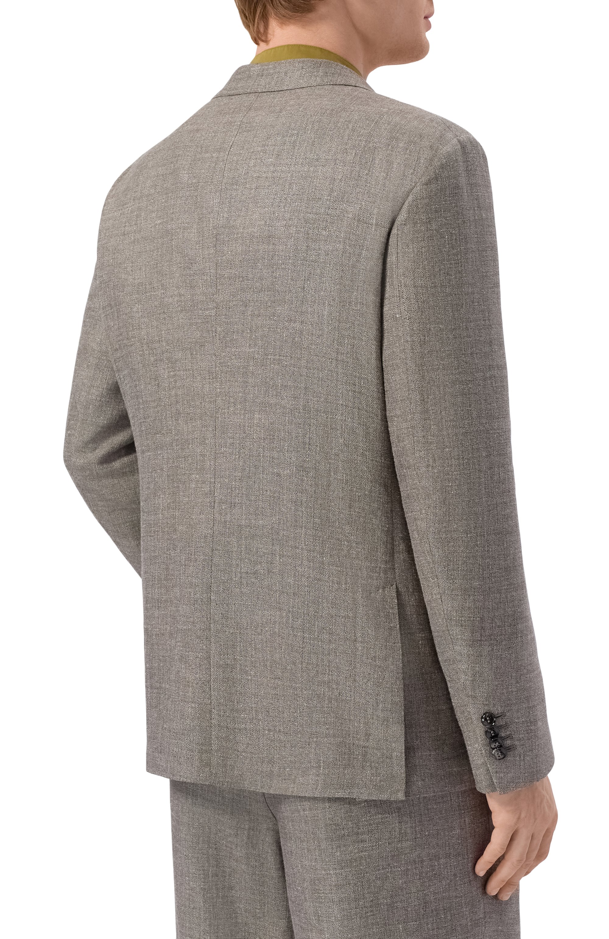 Пиджак из шелка и льна GIORGIO ARMANI, арт. GM003526/TE20785, фото 4