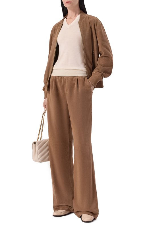 Пуловер из кашемира и шелка MVST M26.CSW.K413/JAIPUR Кремовый  M26.CSW.K413/JAIPUR Фото 2