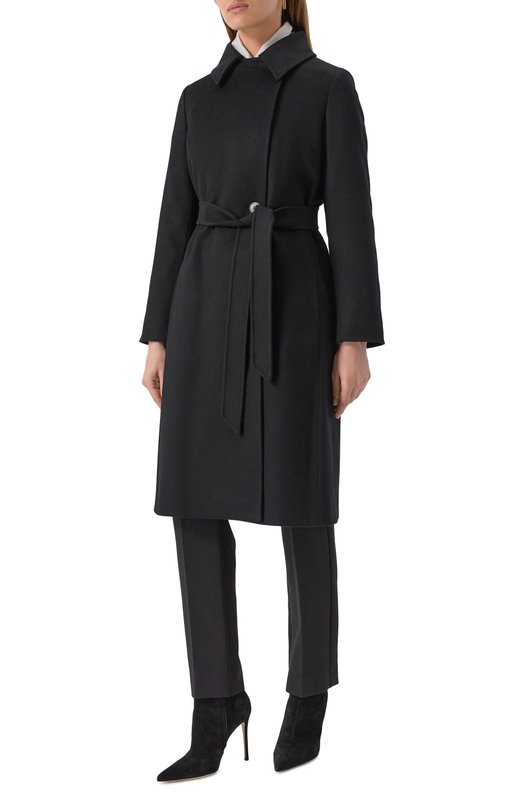 Кашемировое пальто Max Mara Studio C0LLAGE Чёрный  C0LLAGE Фото 3