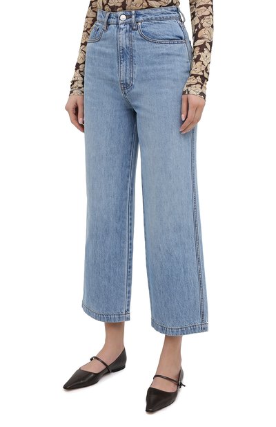 Джинсы NANUSHKA голубого цвета по цене 38850 руб., арт. JANE_LIGHT BLUE_RIGID DENIM, фото 3 Джинсы NANUSHKA, арт. JANE_LIGHT BLUE_RIGID DENIM, фото 3