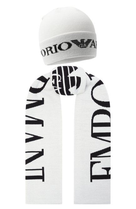 Комплект из шапки и шарфа EMPORIO ARMANI, арт. 407524/3F932