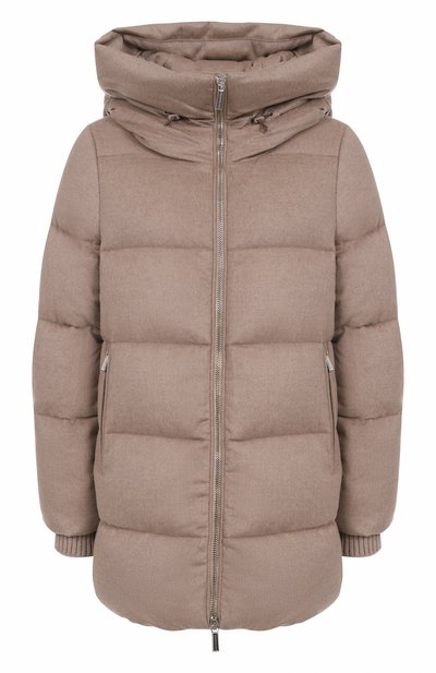 Женский пуховик из шерсти и кашемира MOORER, арт. CARINZIA/LS9