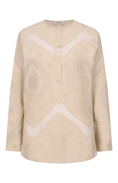 Женский блузка из хлопка и вискозы AGNONA, арт. TD1112E/J2001E