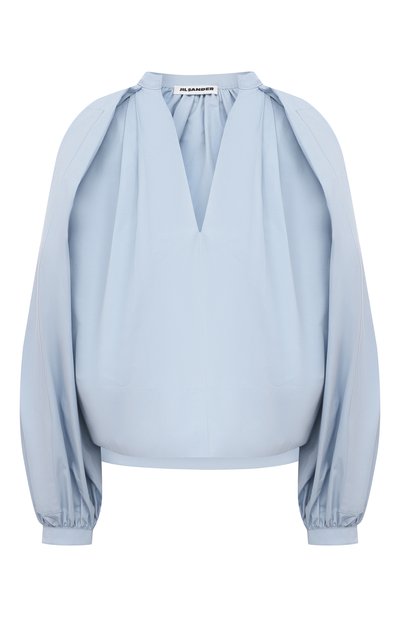 Хлопковая блузка JIL SANDER, арт. JSPS561306-WS244200, фото 1