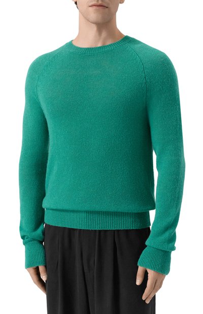 Свитер DRIES VAN NOTEN зеленого цвета по цене 64850 руб., арт. 021231/3723, фото 3 Свитер DRIES VAN NOTEN, арт. 021231/3723, фото 3