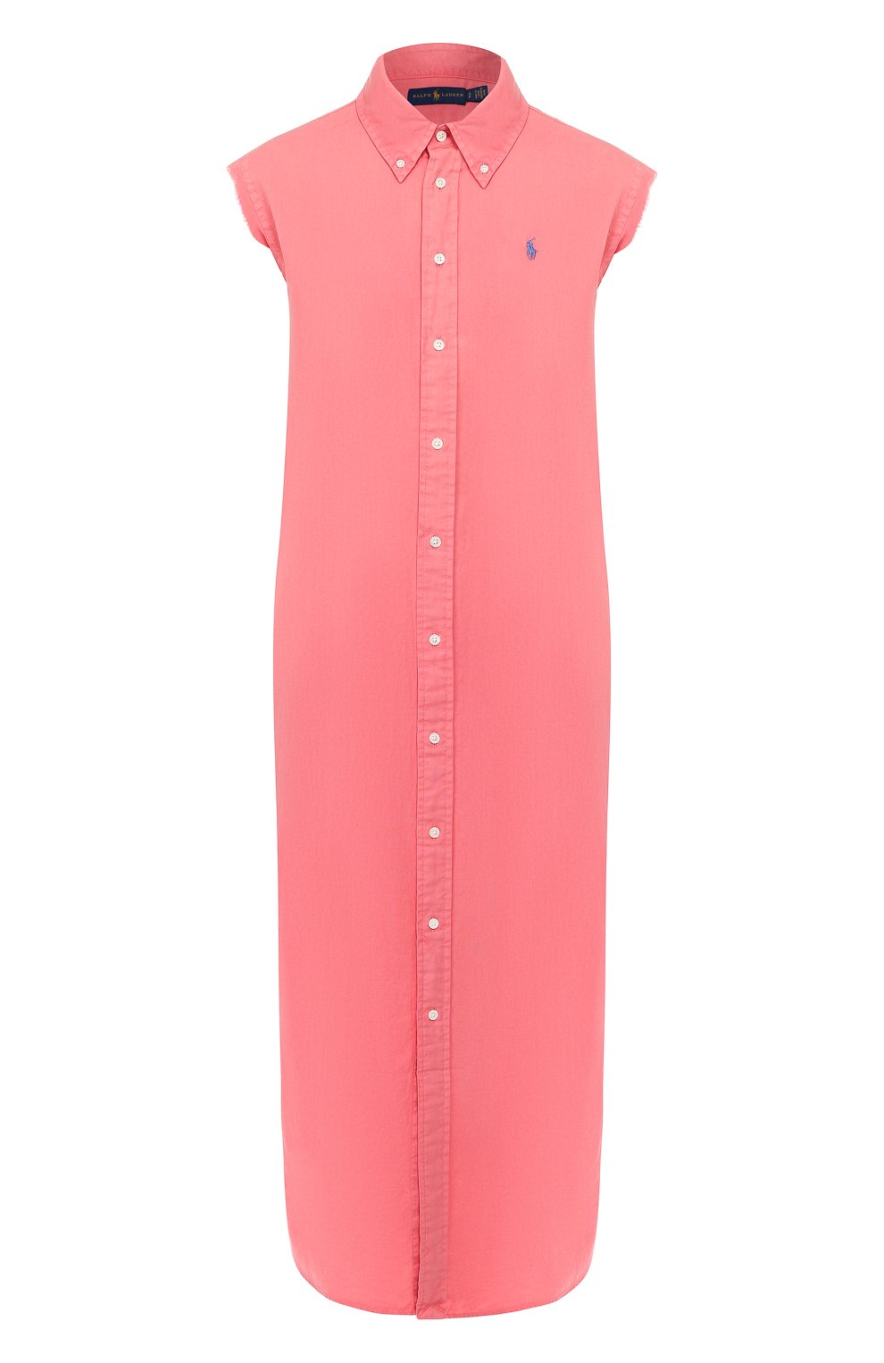 Хлопковое платье POLO RALPH LAUREN розового цвета по цене 15650 руб., арт. 211744848, фото 1 Хлопковое платье POLO RALPH LAUREN, арт. 211744848, фото 1